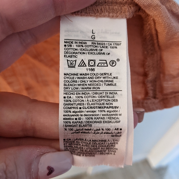 NWT Orange Old Navy Tank Top Size L - Picture 3 of 4